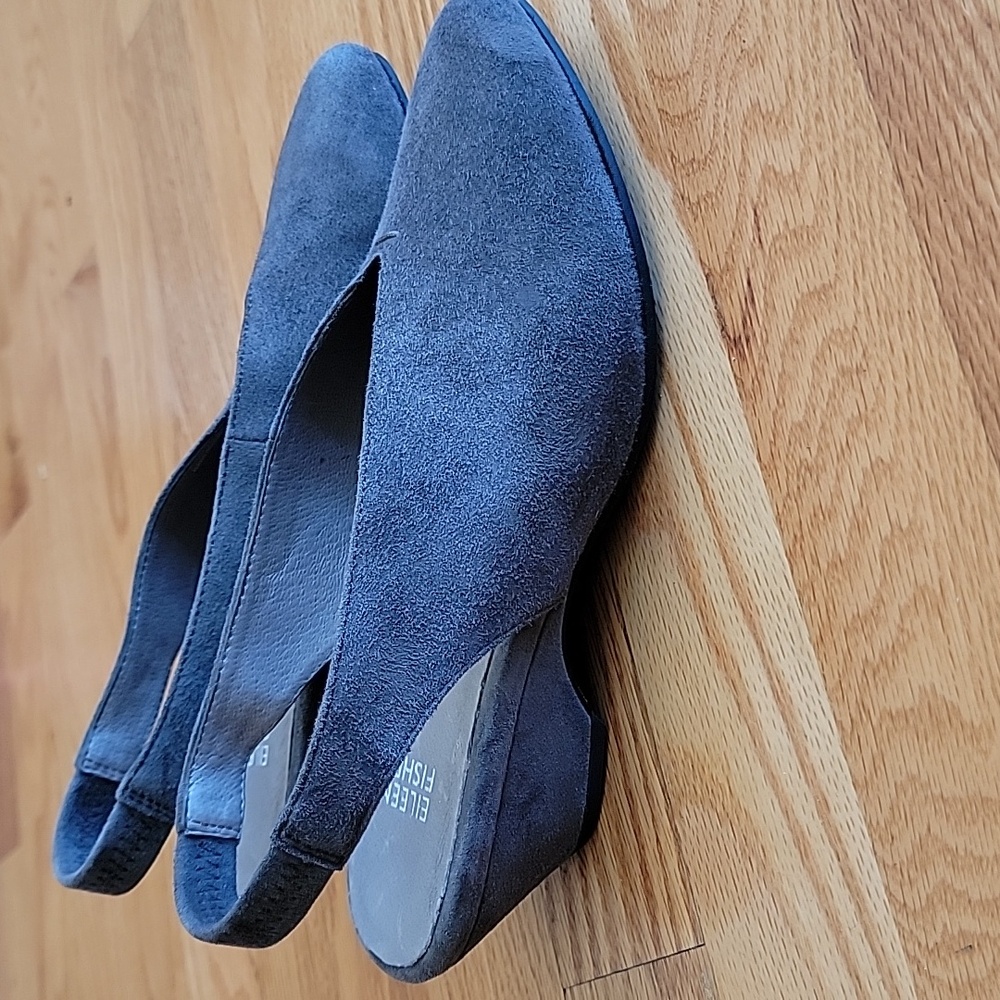 Eileen Fisher Vero Cuoio Leather Shoes - Picture 5 of 15